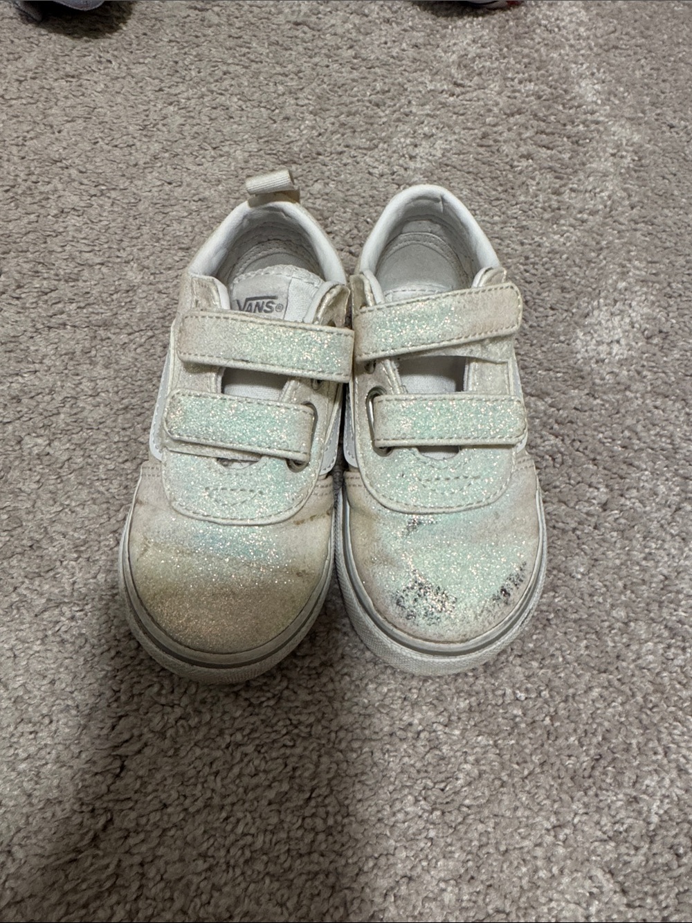 EUC toddlers Velcro vans - Picture 1 of 2